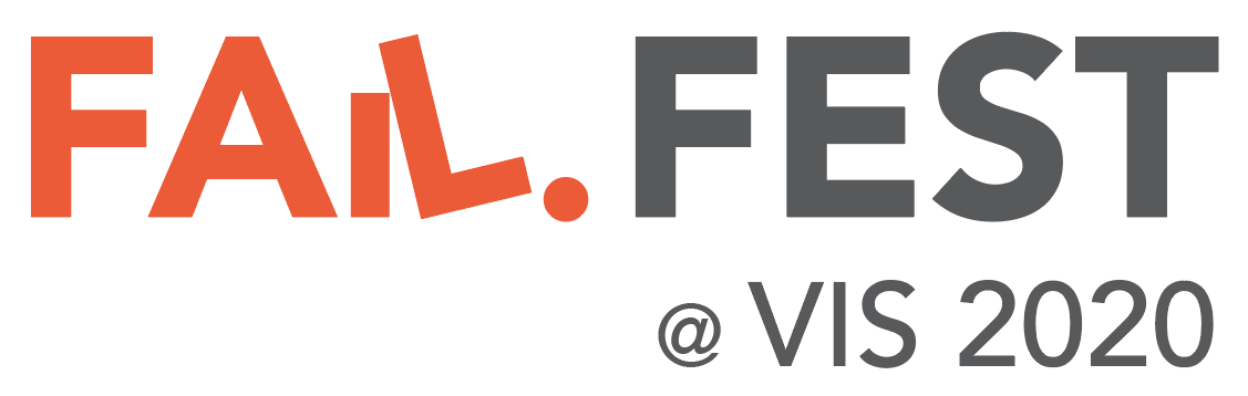 workshop logo organe and black text on white background, text reads FailFest at VIS 2020